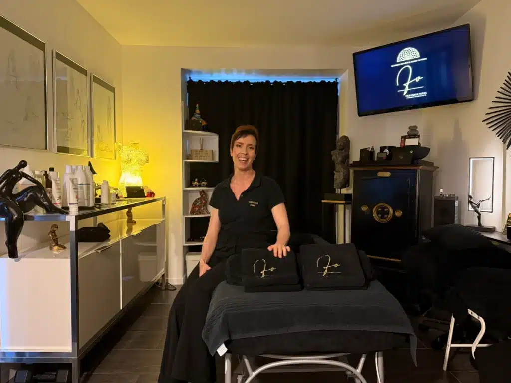 Salon de massage de Fabulous Vibes, Accueil dans un endroit reposant, calme et cocooning pour les massages bien-être à Cuq (47) Lot-et-Garonne à côté d'Agen